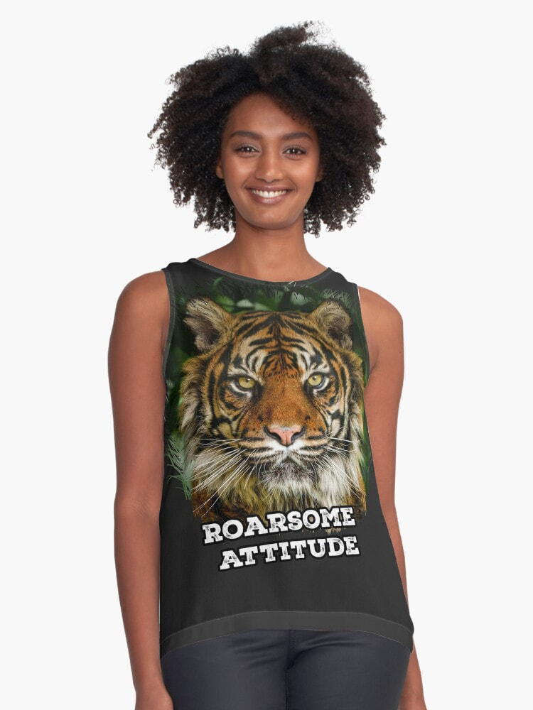 Tiger, Big cat, stripes, apparel, stickers, 